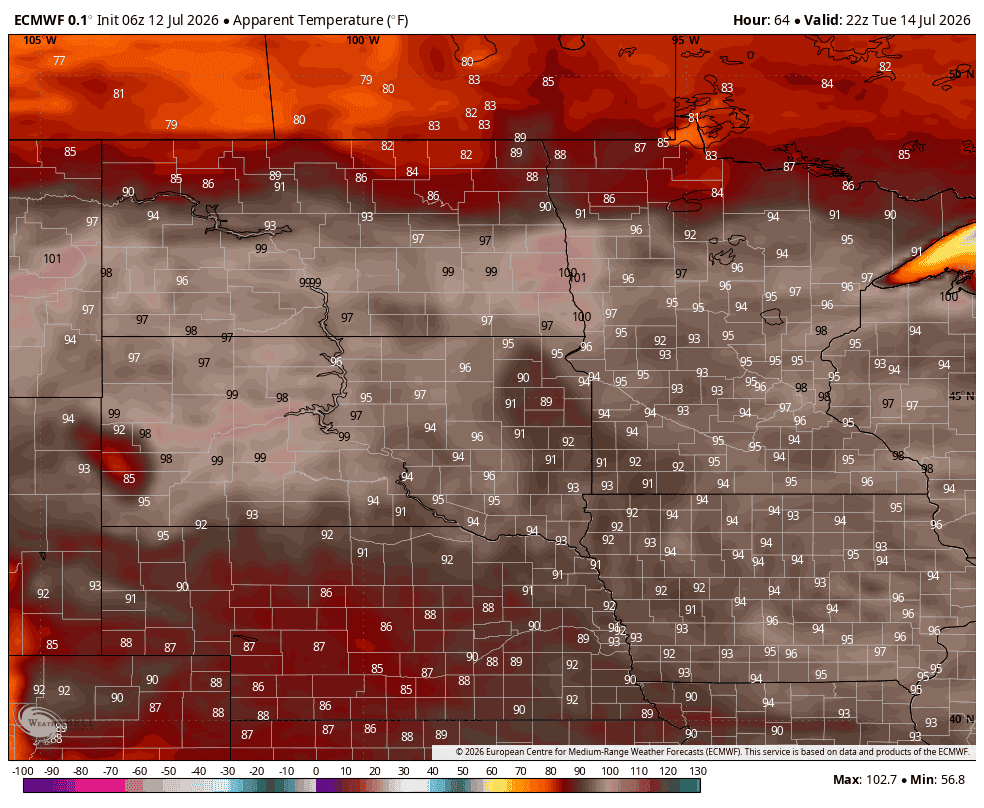 Extreme heat warnings in Minnesota with 90-plus temperatures all week ...