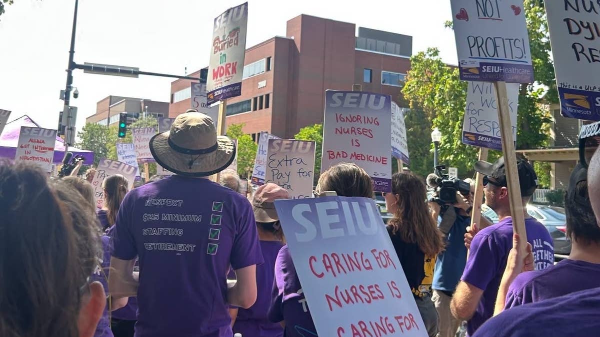 Hospice nurses with Allina Health begin strike, doctors plan to start striking on Monday