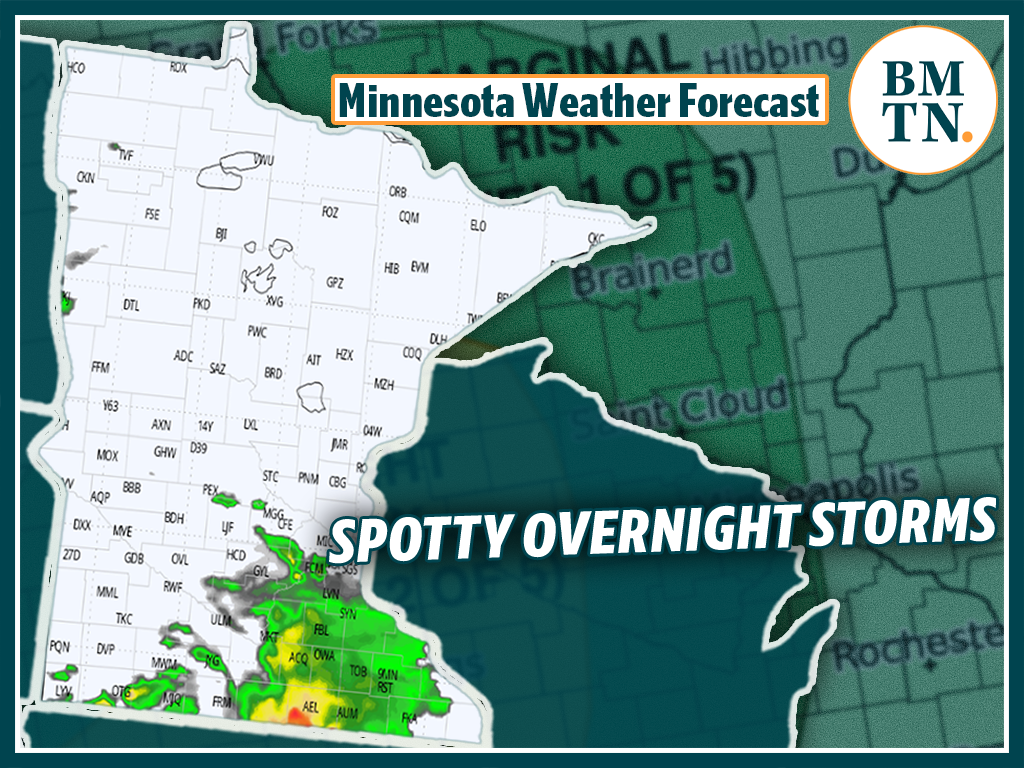 Overnight storms set to hit Minnesota