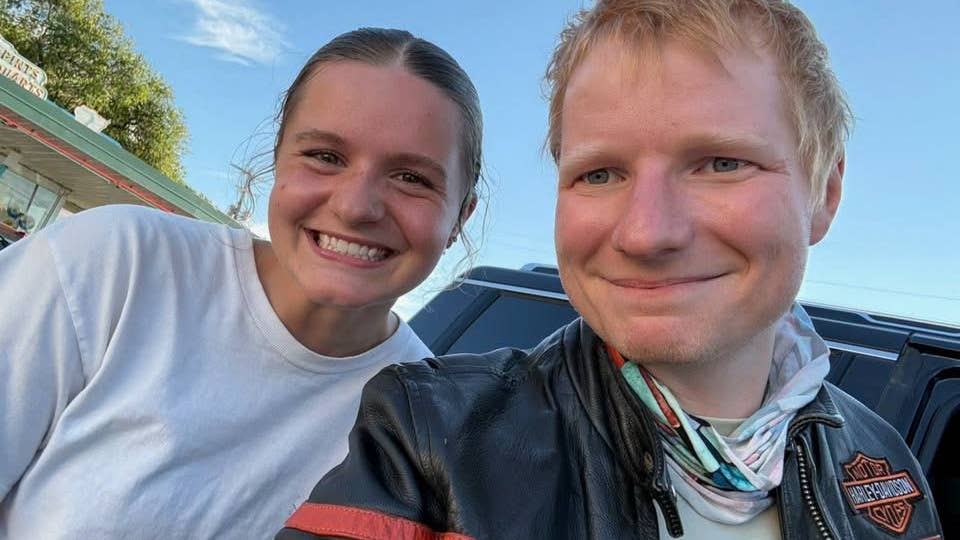 Ed Sheeran visits Wisconsin vintage shop, drive-in restaurant