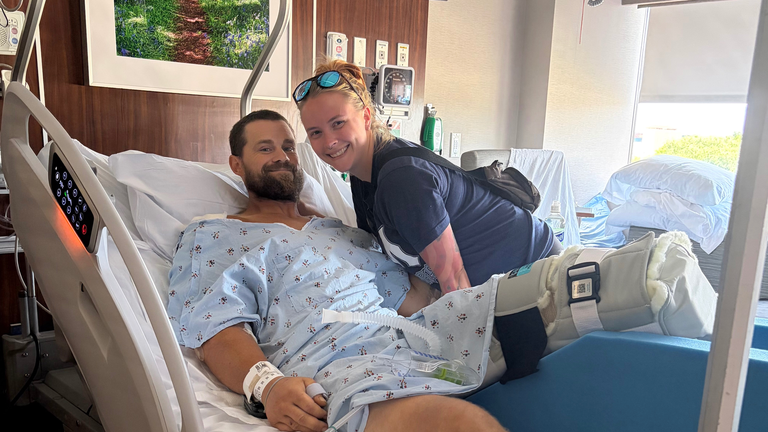 Goodhue man, 35, recovering from leg amputation after motorcycle crash