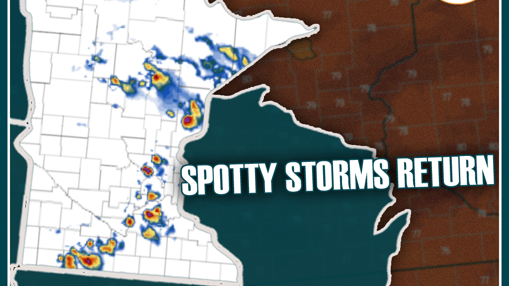 After beautiful Wednesday, humidity and spotty storm chances to return