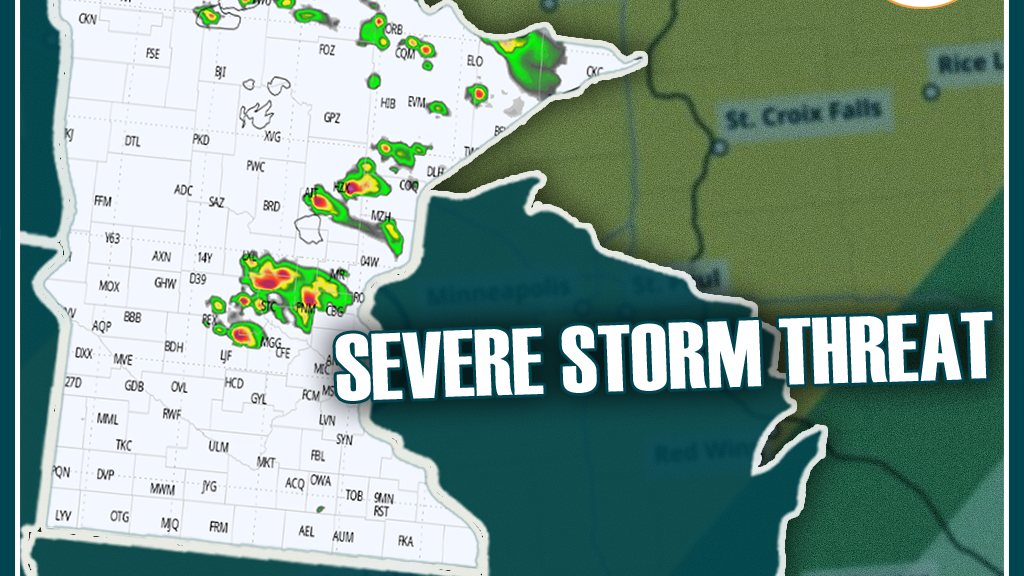 Latest on Thursday severe storm threat in Minnesota