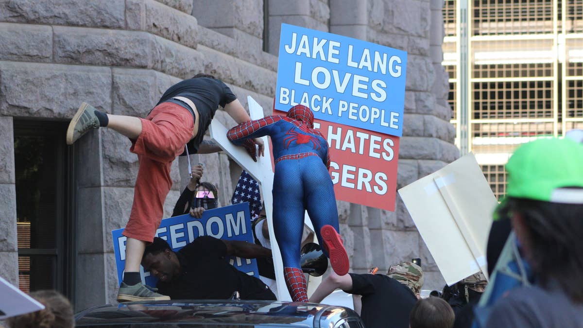 Everything that happened as Spider-Man, mace and fury chase Jake Lang out of Minneapolis