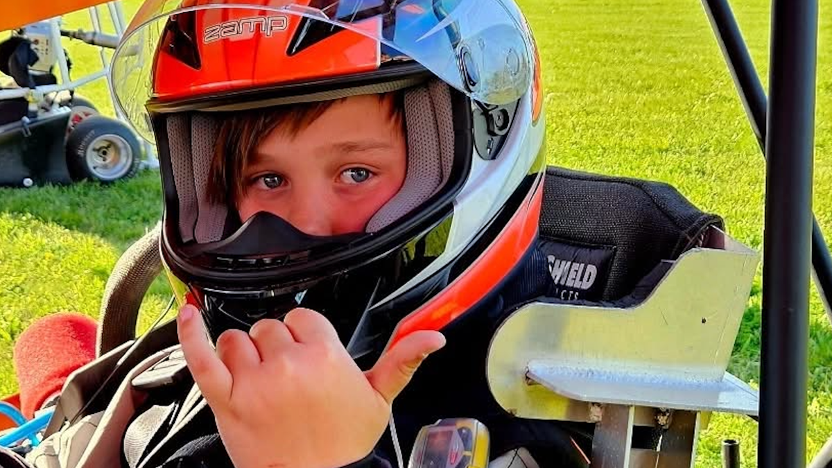Go-karting community rallies around 12-year-old racer fighting life-threatening illness