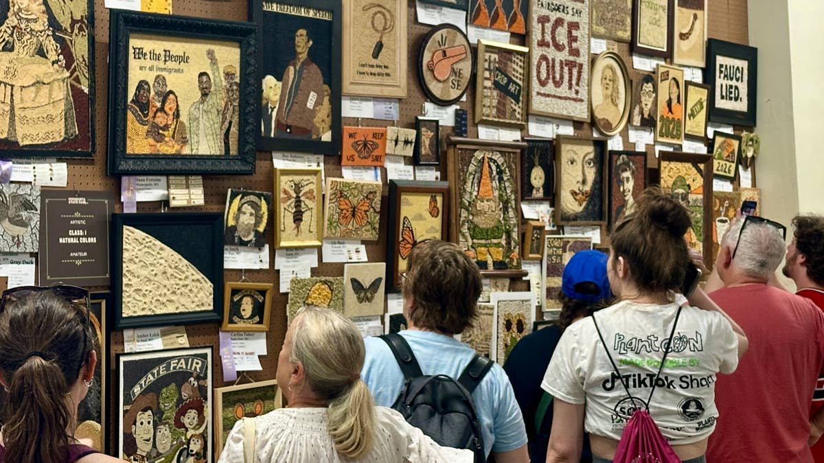 Anti-Trump crop art comes down at Minnesota State Fair after artist is seemingly doxxed
