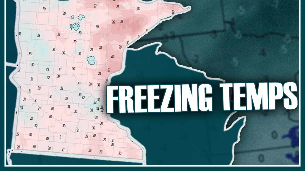 Cold blast brings freezing temps to most of Minnesota before another warmup