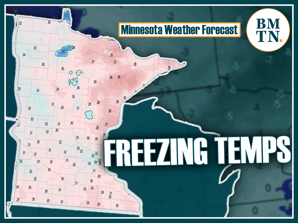 Cold blast brings freezing temps to most of Minnesota before another ...