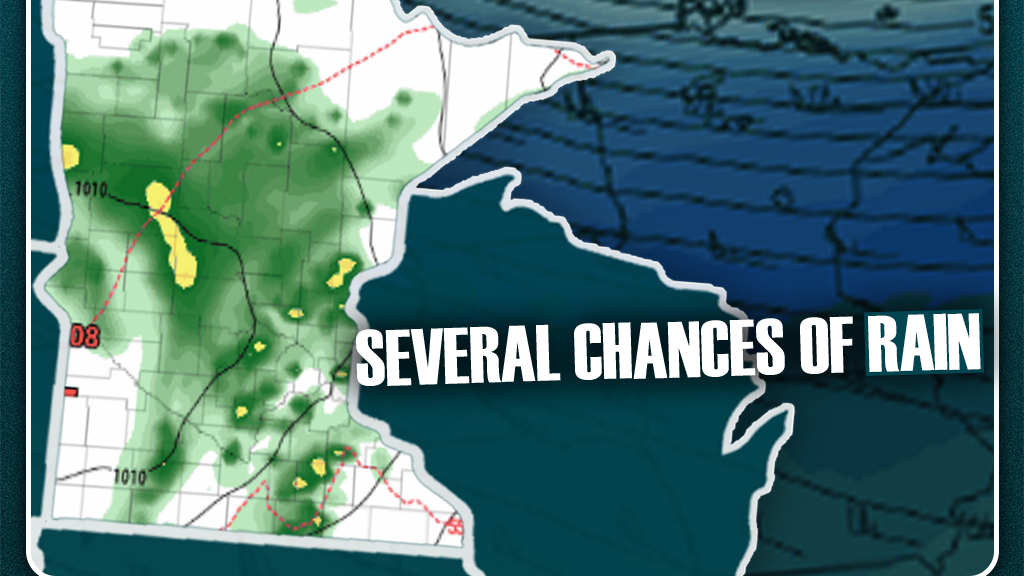 Several rain chances ahead as cooler air moves in next week