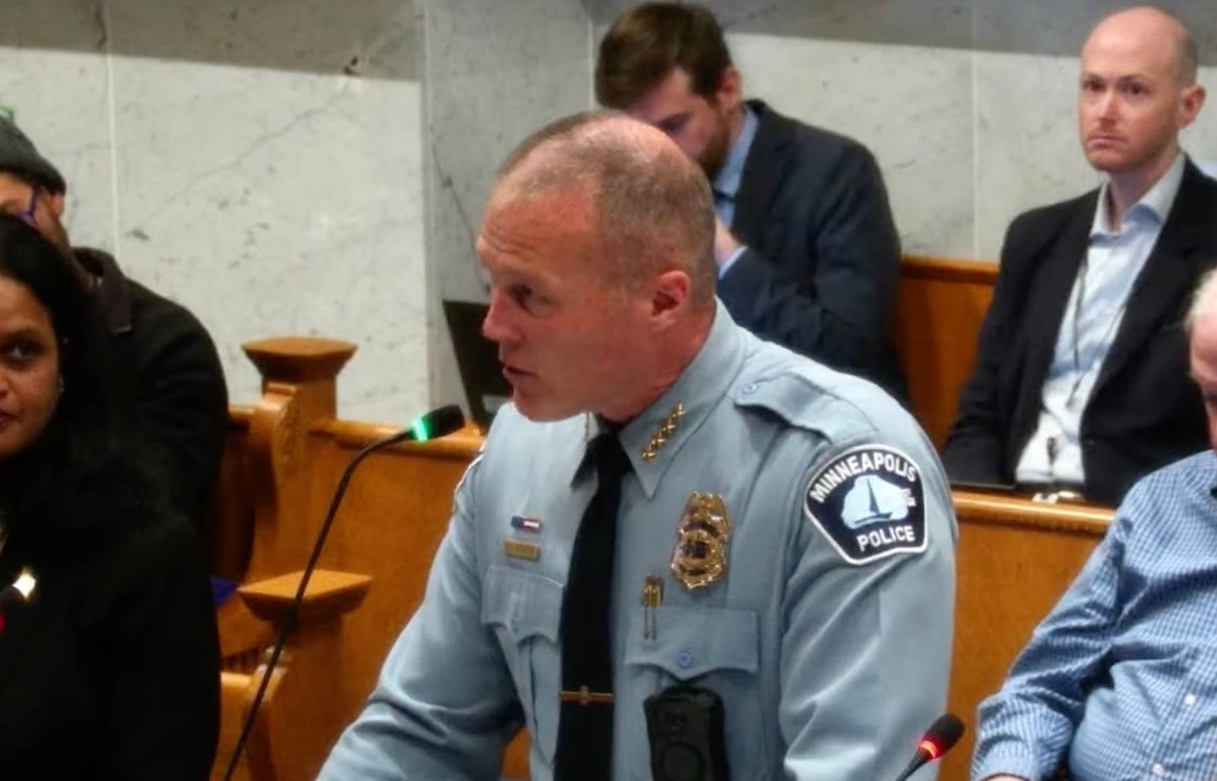 Frey wants to make Bill Peterson's position as interim police chief permanent