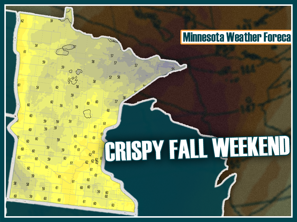 Crispy fall weekend ahead, but a return to the 80s looms next week