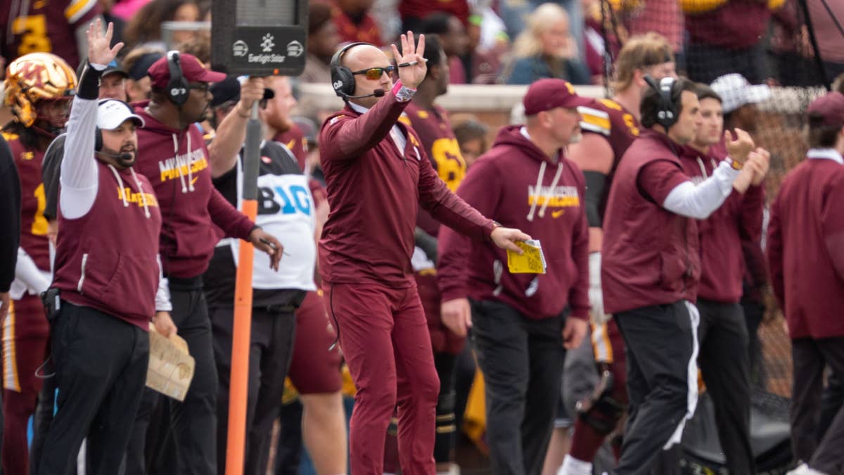 'Might be the best day of my life,' says P.J. Fleck as he revels in Gophers win over Michigan