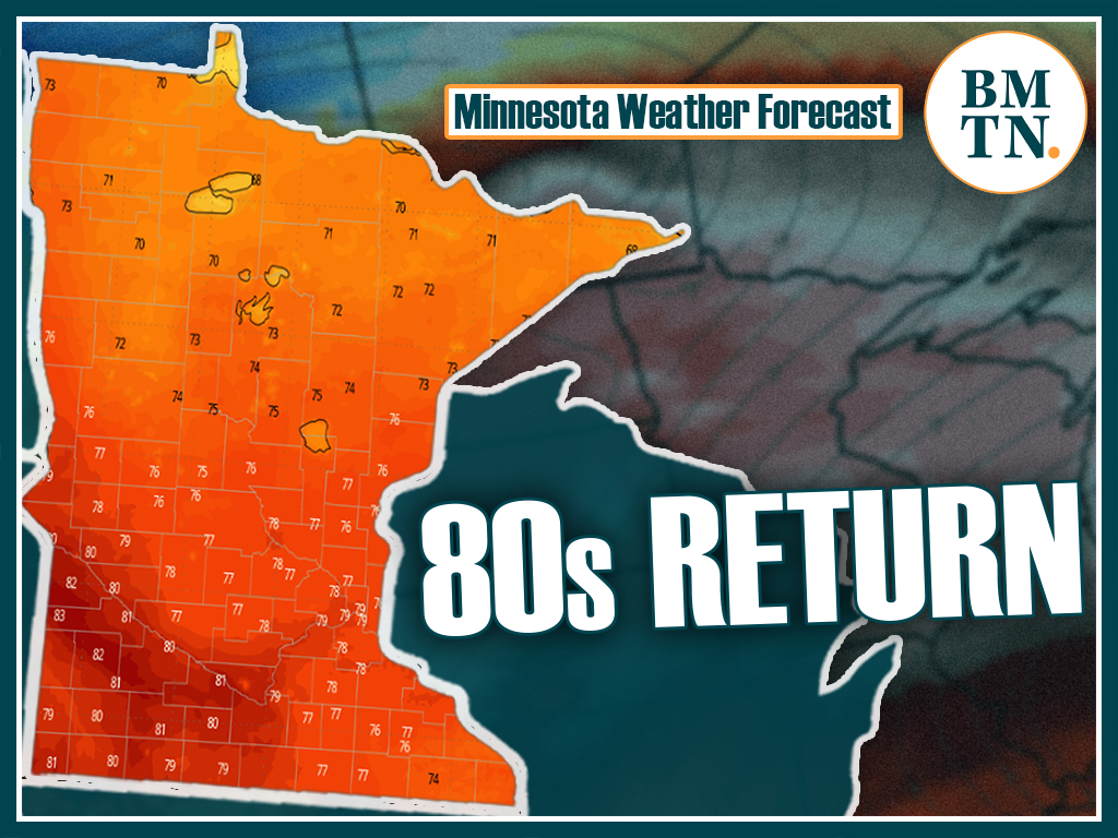 Minnesota's warm fall continues, with 80s back this weekend