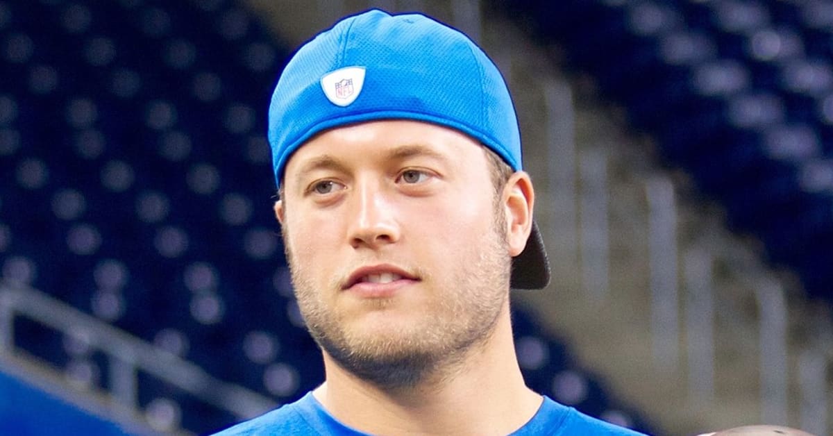 The Sports Report: Oh, that's right. Matthew Stafford is pretty