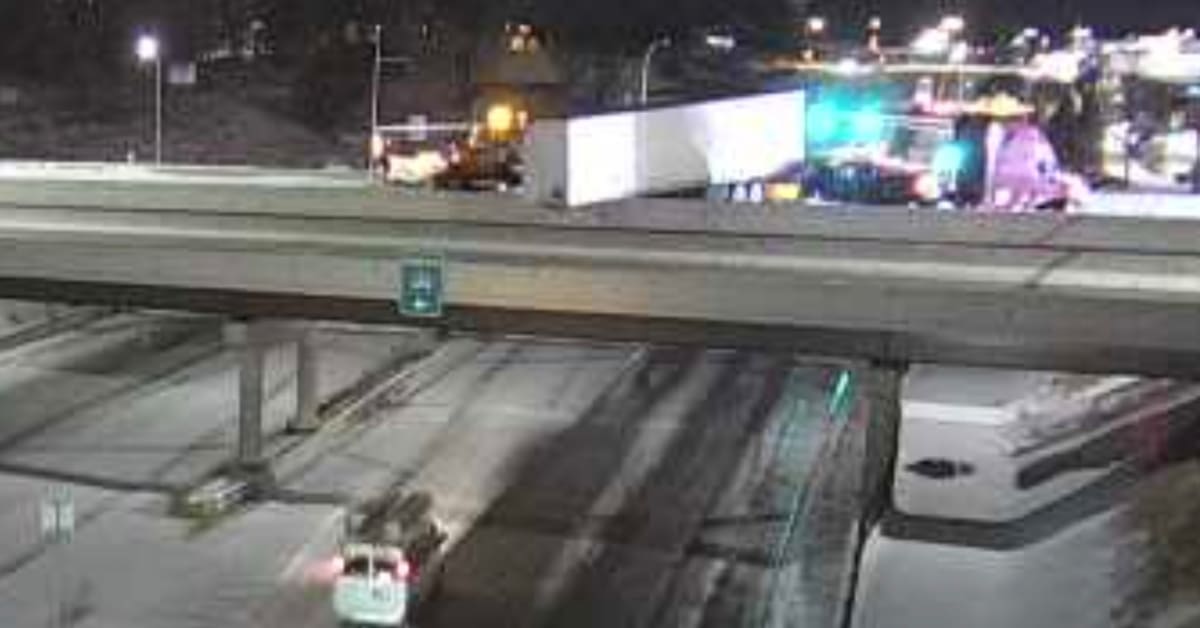 Video: I-694 Northbound Closed In Oakdale As Jackknifed Semi Hangs Over ...