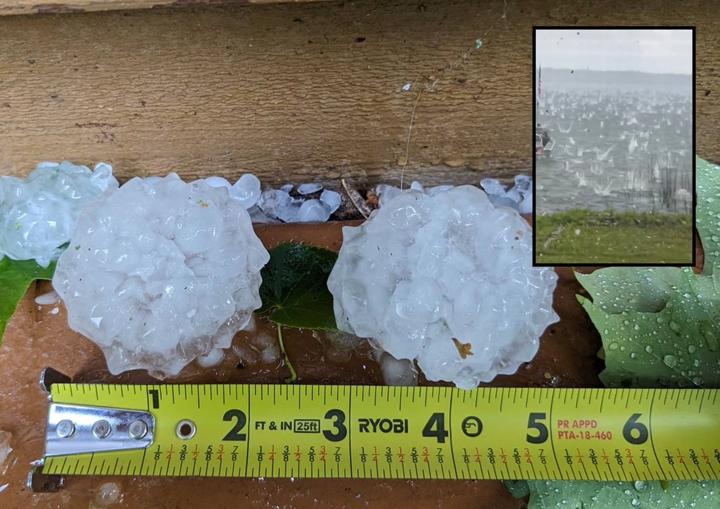 Watch: Insane scenes as tennis ball-sized hail lands in Itasca County ...