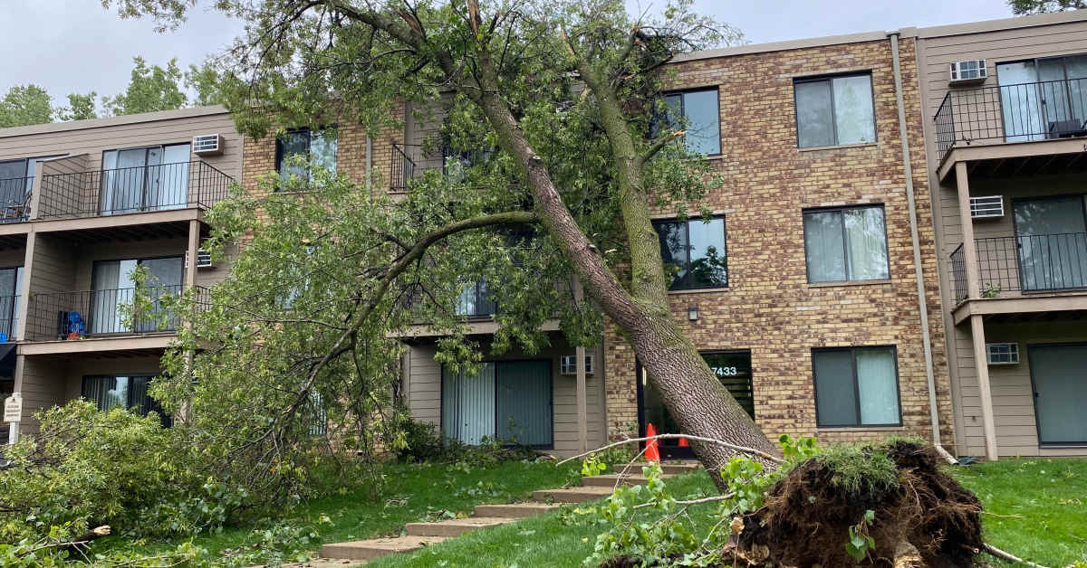 Gallery Wreckage left behind by severe storms in Apple Valley Bring