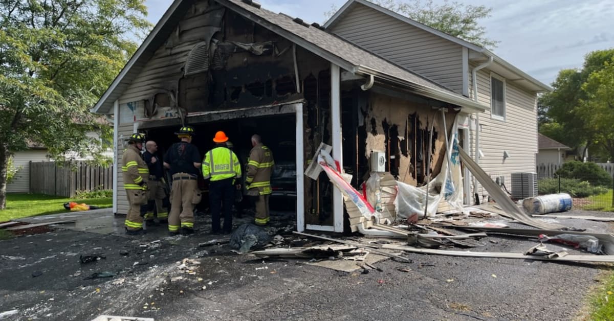 Driver crashes into Maple Grove home, sparking fire - Bring Me The News