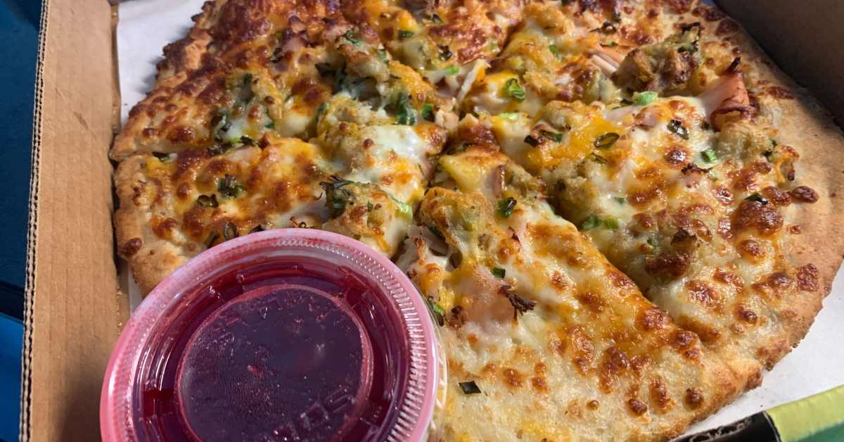 Pizza Lucé's Thanksgiving pizza A holiday favorite or an affront to