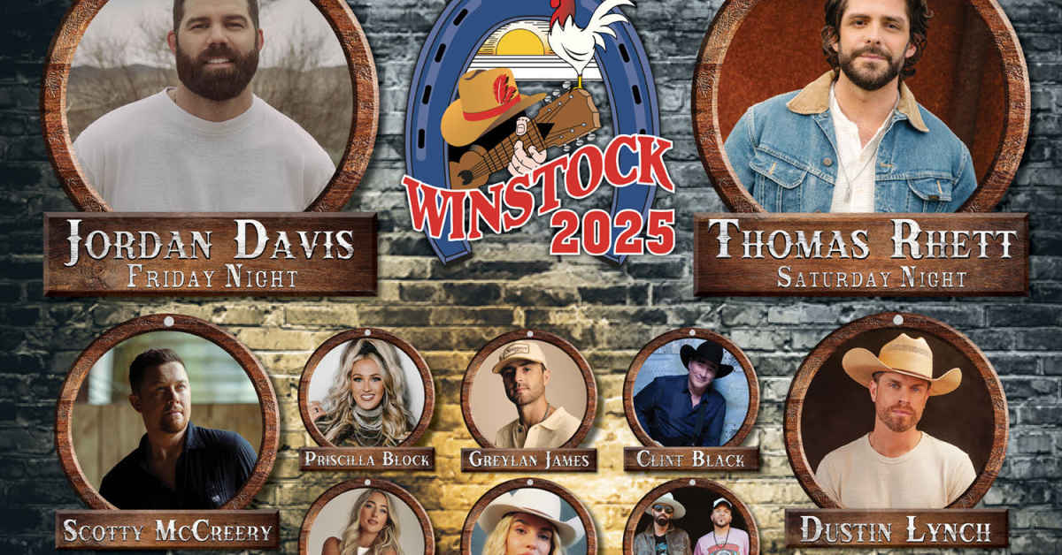 Winstock Country Festival announces 4 more artists for the 2025 lineup