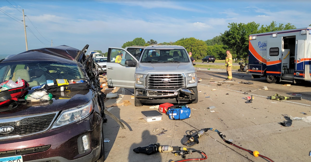 Hwy. 169 crash was caused by semi driver ploughing into cars stopped at