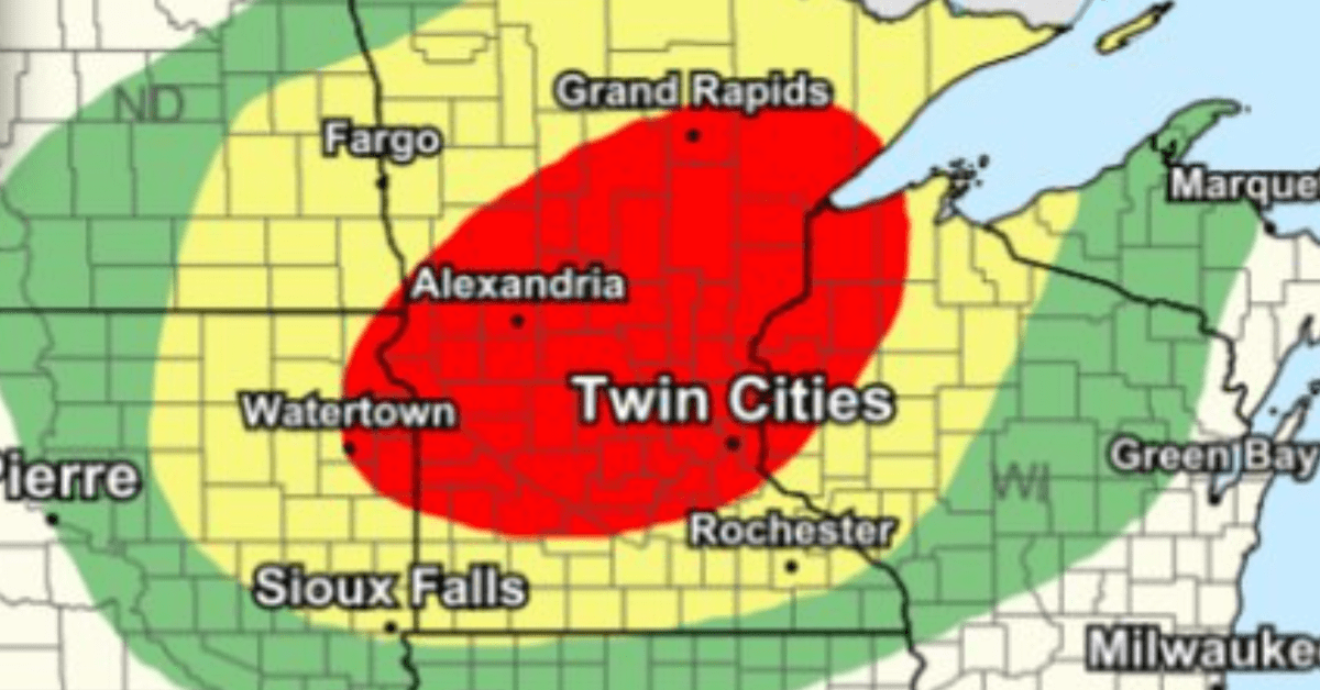 Flood watch in MN: 3-6 inches common and up to 10 inches possible ...