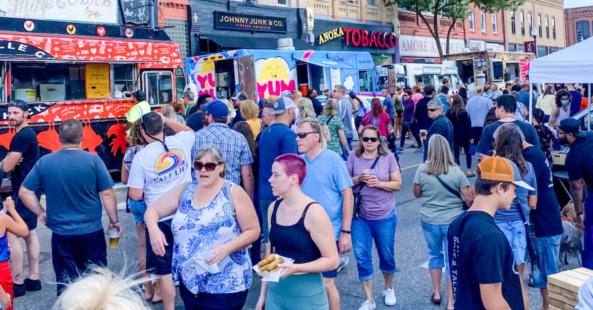 All the food trucks you will find at the Anoka Food Truck Festival