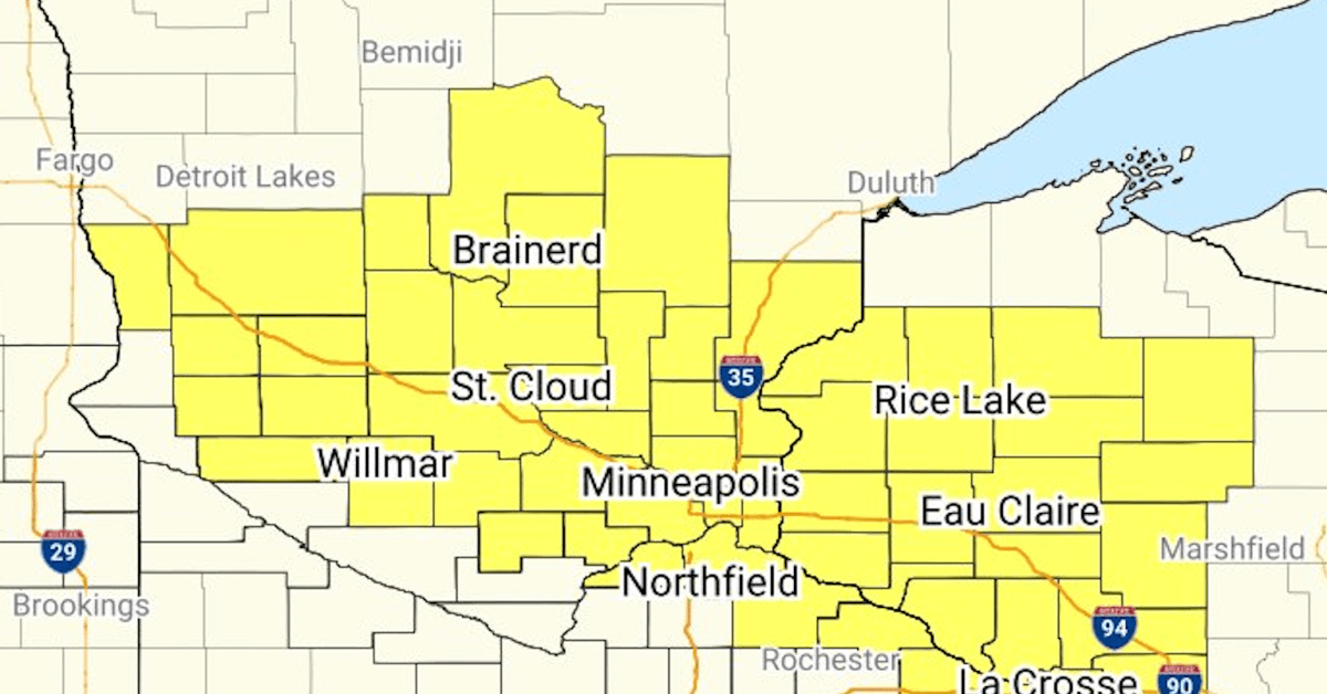 Tornado watch map
