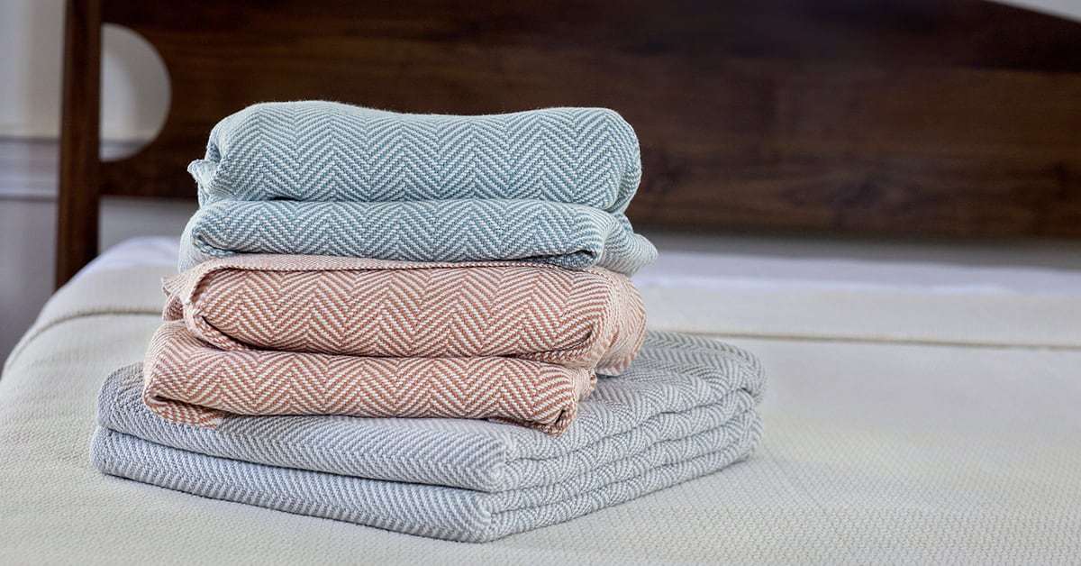Faribault mills cotton blanket clearance