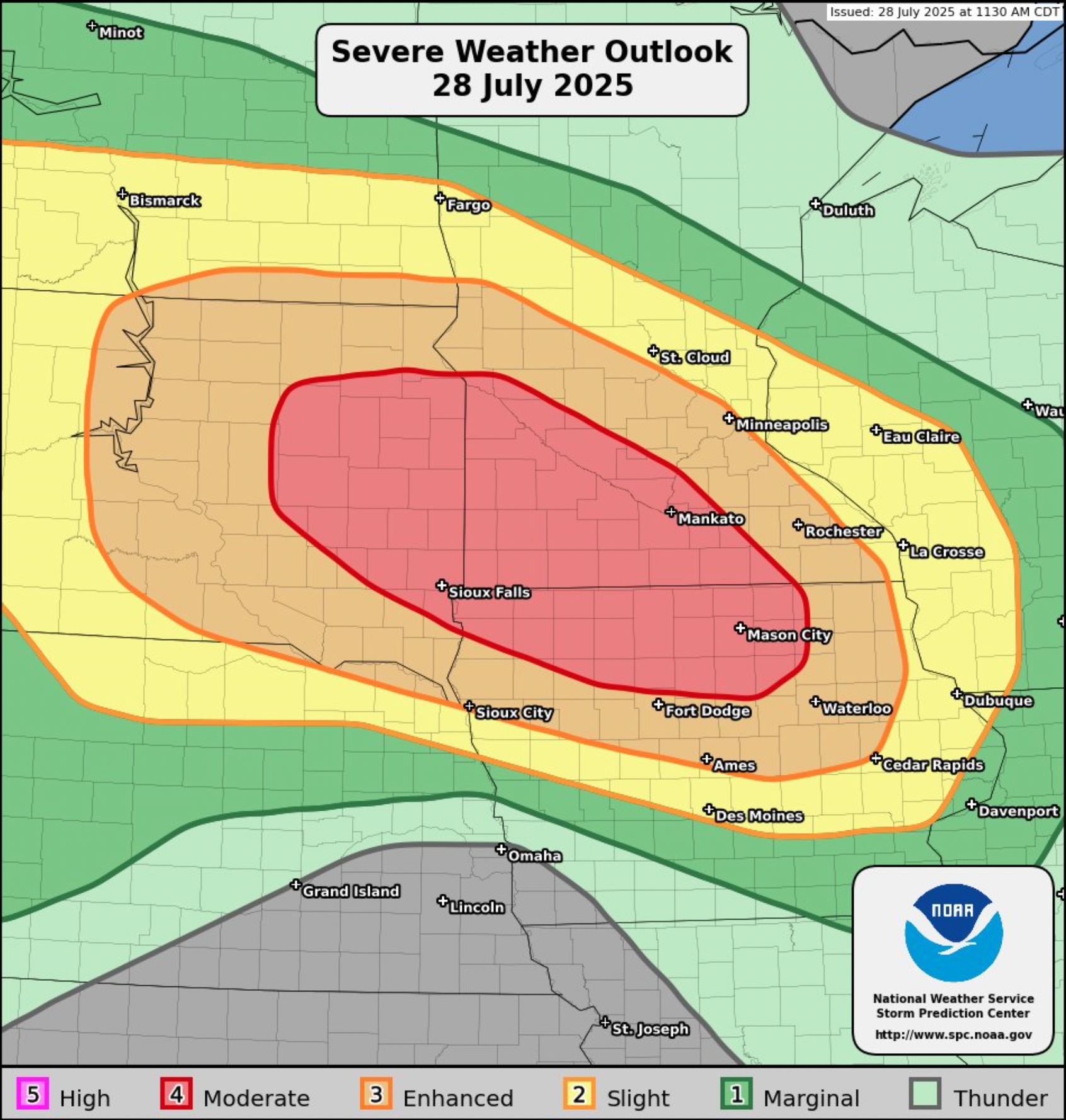 Derecho live: Severe thunderstorm watch in Twin Cities, central ...