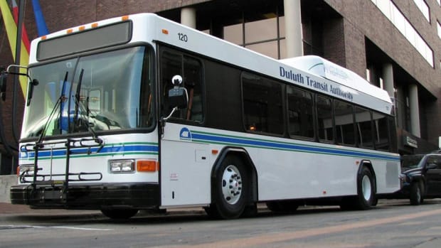 Duluth public transit bus.