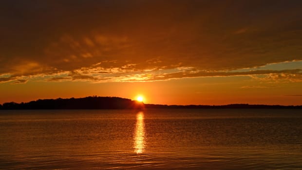 sunset, Lake Waconia