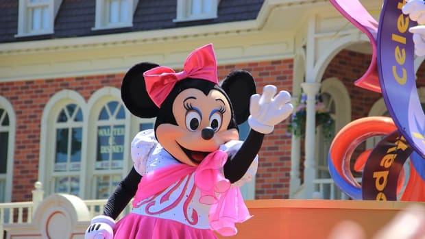 Minnie Mouse costumed character (Disney).