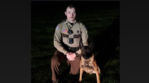 deputy johnson and K-9 ghost chisago county