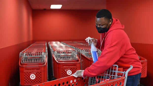 target cleaning carts