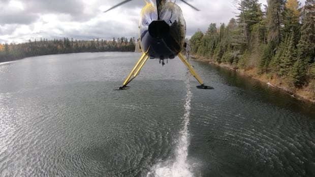 dnr trout stocking helicopter