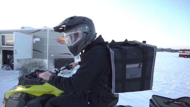Iron Tap snowmobile delivery