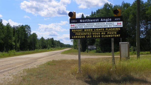 Northwest Angle Canada border