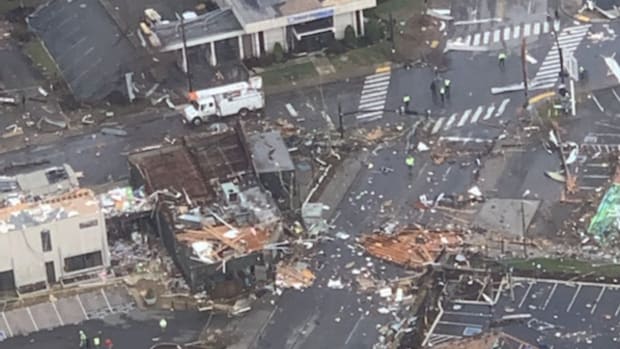 Nashville tornado damage