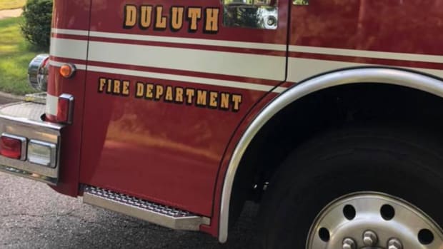 Duluth fire department, fire engine, fire truck