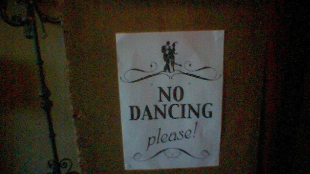 no dancing