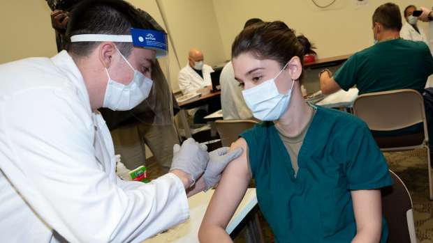 US Secretary of Defense COVID vaccine flickr