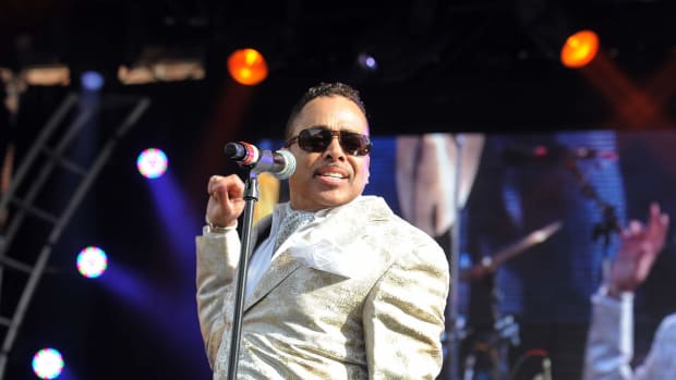 Morris Day and the Time perform for their fans on the Verizon Stage Friday afternoon at the Super Bowl Village. Matt Kryger / The Star Morris Day and the Time performed at Super Bowl Village on Georgia Street in 2012.