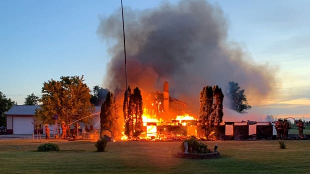 Fire Damages a Stearns County Storage Building