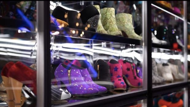 Prince's shoe collection.