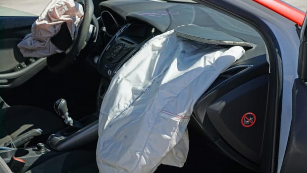 Car crash airbags