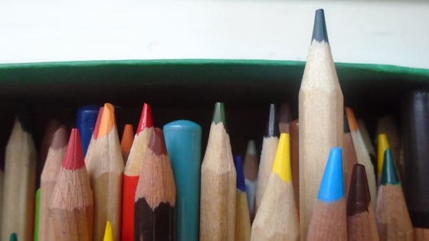 Classroom rainbow pencils