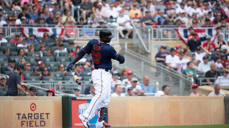 Twins' Eddie Rosario still swings first, asks questions later