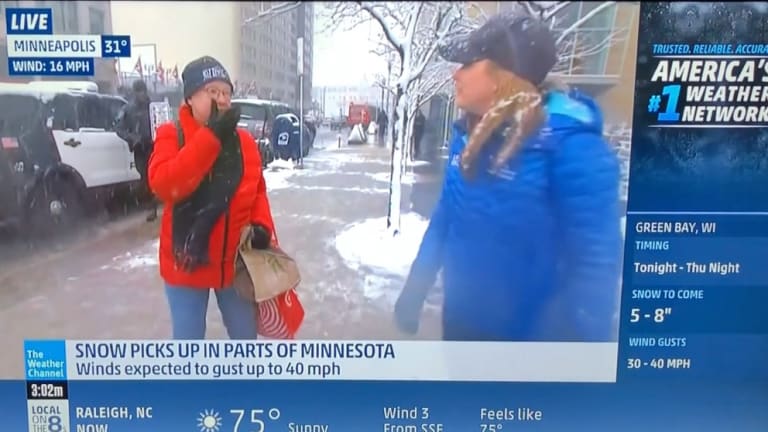 Watch: Minneapolis woman tells Weather Channel reporter she's out to ...