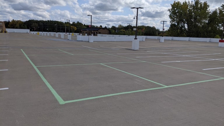 Chaska adds 3 pickleball courts to top of SouthWest Transit parking ramp
